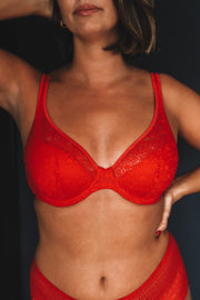 Soutien-gorge triangle coque Epirus rouge