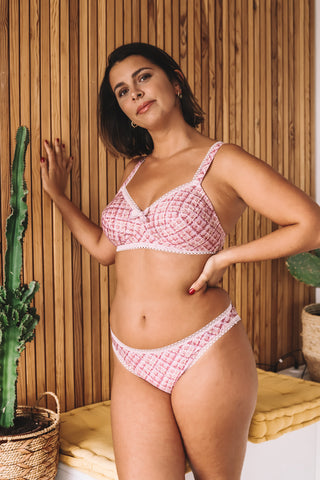 Soutien-gorge sans armature bonnet profond Un amour de tweed