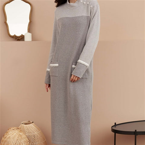 Robe d'hôtesses chaude longue