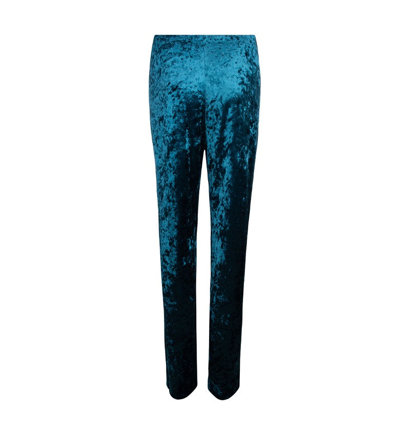Tenue détente jogging Velours en fête Bleu canard